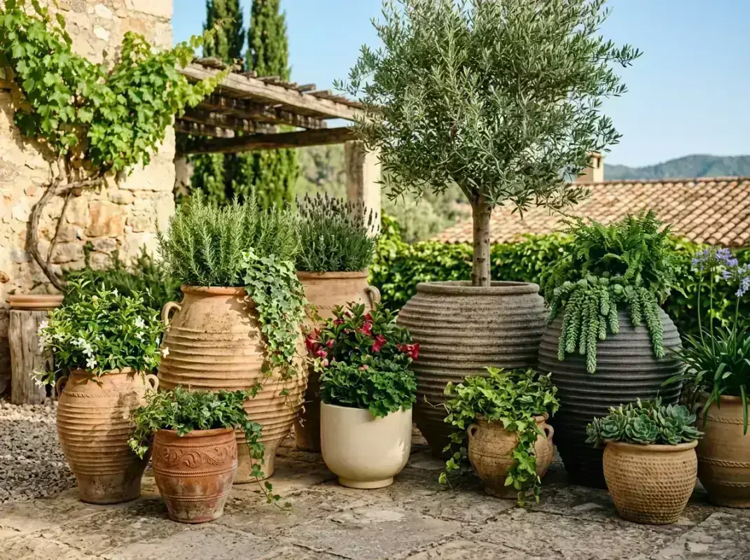 Pots & Planters available at Wadi Al Lawami garden supplies Oman