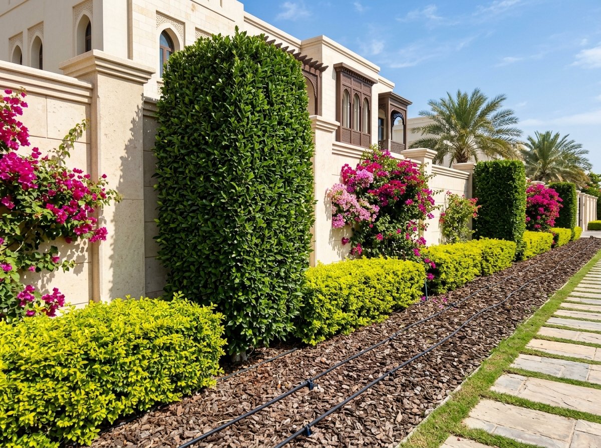 Privacy Hedge and Boundary Wall