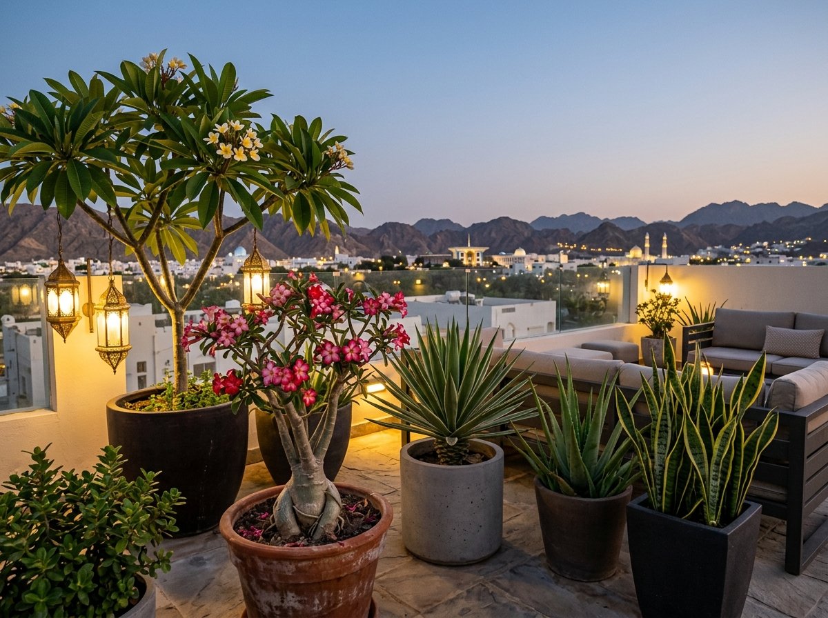 Roof and Terrace Evening Garden
